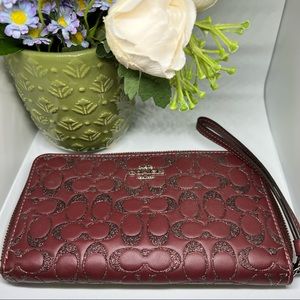Coach wrap around wallet